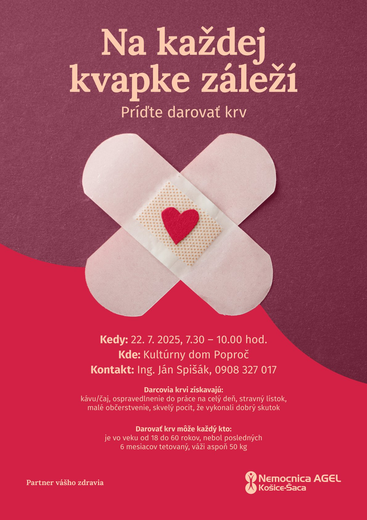 Fotka - Mobilný odber krvi - Poproč