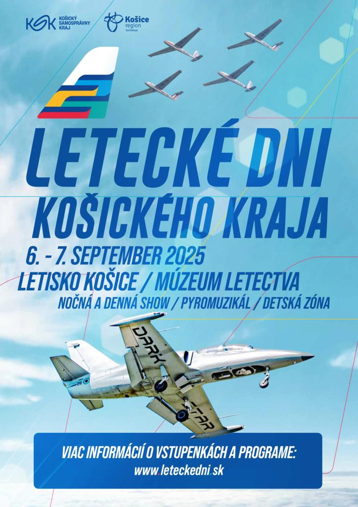 Fotka - OZNAM - letecké dni Košice - 6.9.2025 - 7.9.2025