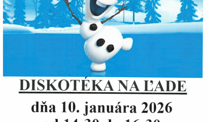Fotka - POZVÁNKA - diskotéka na ľade 10. januára 2026
