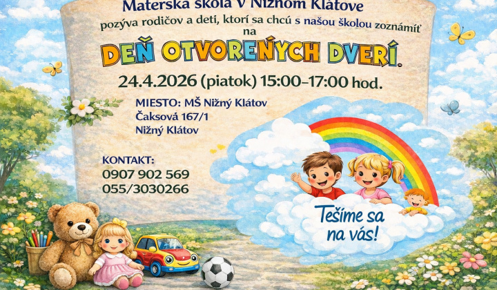 Fotka - DOD - MŠ Nižný Klátov - 24.4.2026