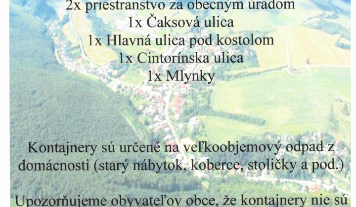 Fotka - OZNAM - Vkk od 27.3.2026 do 30.3.2026