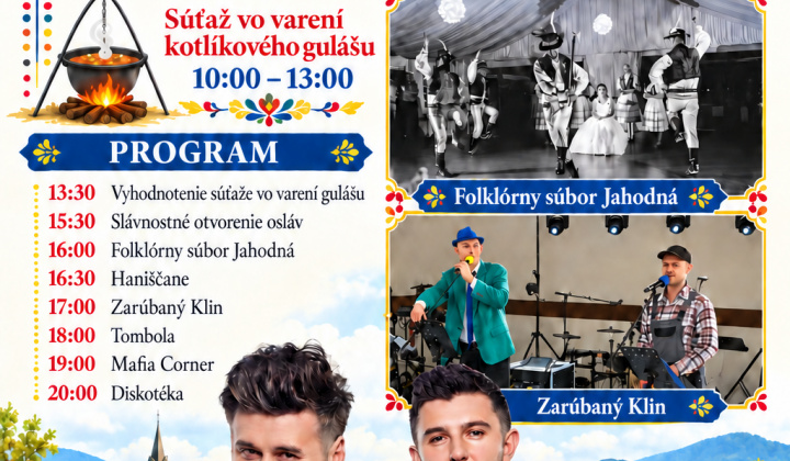 Fotka - OZNAM - Deň obce Rudník 26.9.2026
