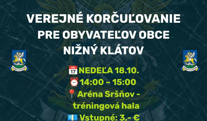 Fotka - POZVÁNKA - verejné korčuľovanie 18.10.2026 od 14:00 do 15:00