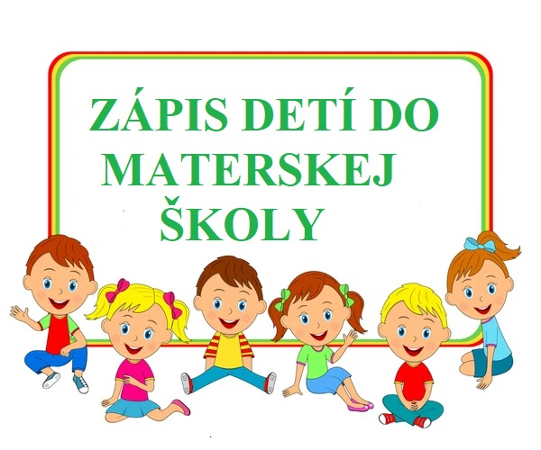 Fotka - OZNAM - zápis do Materskej školy 2025/2026
